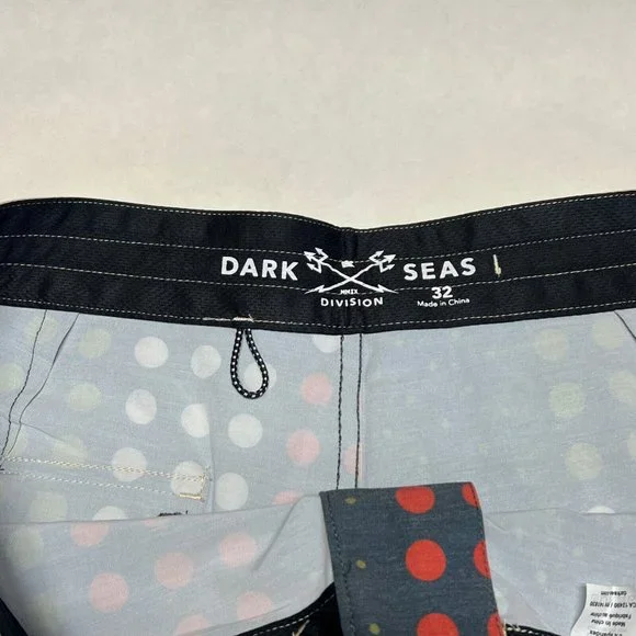 Dark Seas Recycled Boardshorts "Clemente" Navy Blue/Multi